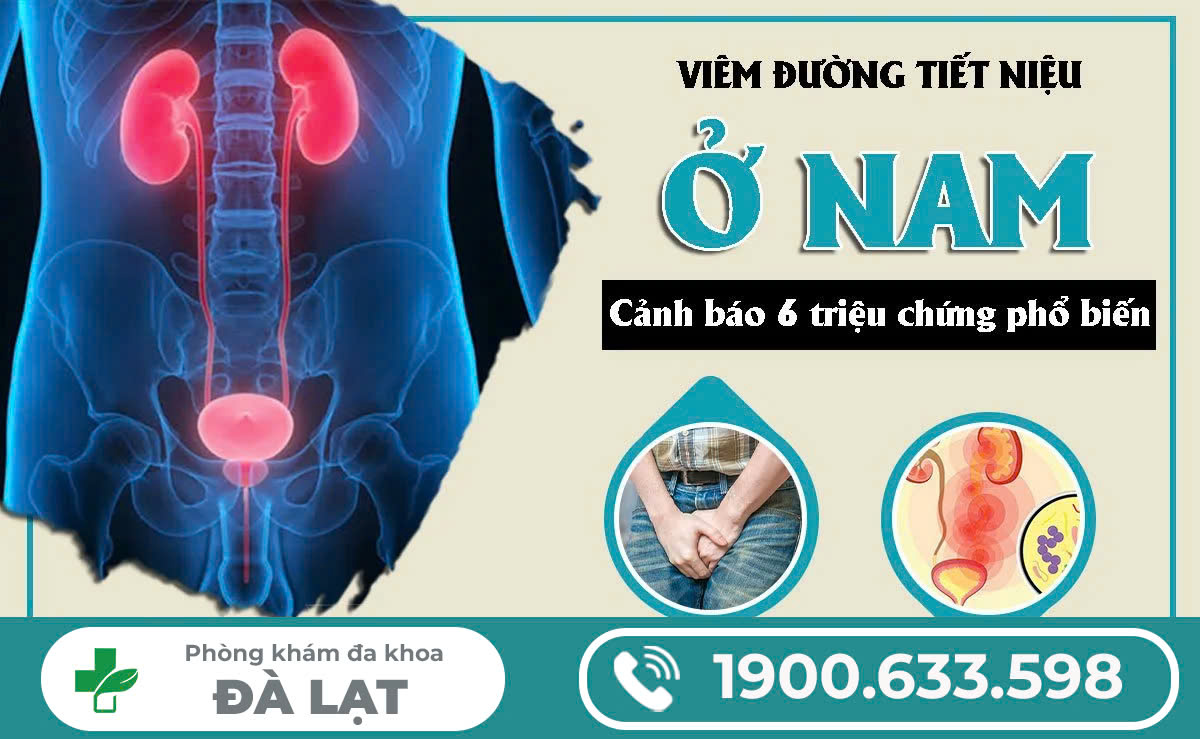 VIÊM ĐƯỜNG TIẾT NIỆU Ở NAM GIỚI - CẢNH BÁO BIẾN CHỨNG NGUY HIỂM